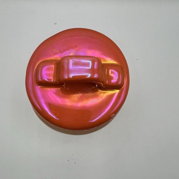 New Rae Dunn Hocus Pocus Orange Iridescent Baby Halloween Canister Cookie Jar - Picture 5 of 6